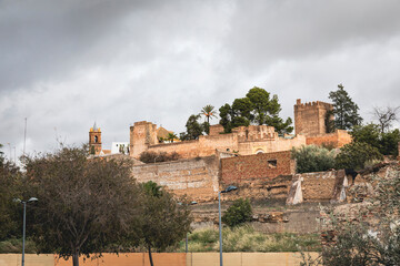 the medieval castle of Mairena del Alcor, province of Sevilla, Andalusia, Spain