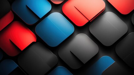Abstract geometric squares