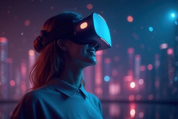 Seamless eco pattern with leaves, drops, recycle and nature icons on green background.