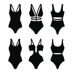 Six Stylish Black One Piece Swimsuit Designs