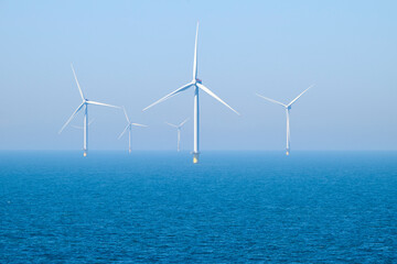windmills in the channel between England and Europe