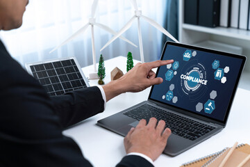 Compliance system for brisk online corporate business to meet quality standard