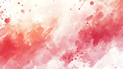 Vibrant Red and Pink Watercolor Texture for Abstract Designs