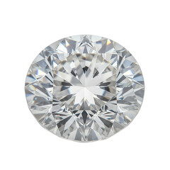 Brilliant Cut Diamond Gemstone Close Up Macro Shot