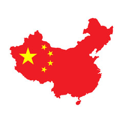 china flag map