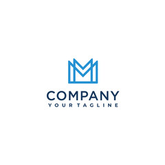 Minimalist Company Logo Concept Vector