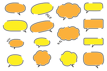 Obraz premium 吹き出し