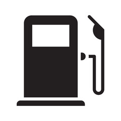 Gas pump icon. Fuel, gas, gasoline, oil, petrol signs. Vector illustration.