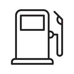 Gas pump icon. Fuel, gas, gasoline, oil, petrol signs. Vector illustration.