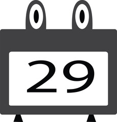 Calendar icon vector