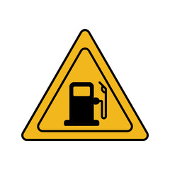 Gas pump icon. Fuel, gas, gasoline, oil, petrol signs. Vector illustration.