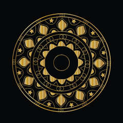 Modern Boho Luxury Mandala Background for Creators