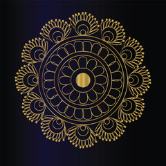 Luxury Hand-Drawn Mandala Pattern Background