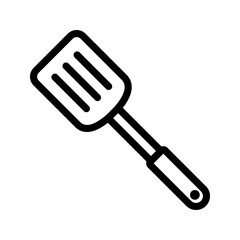 Spatula icon. cooking utensils icon. isolated on white background.