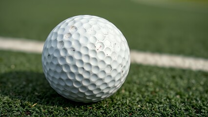 Obraz premium golf ball on the grass