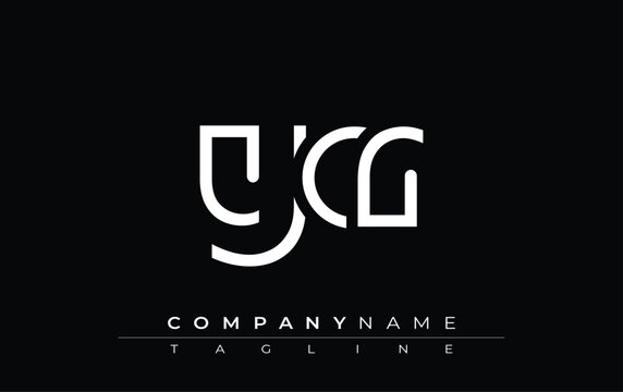 YCR abstract letter design. Modern Business Logo Design With Abstract Typography and Contemporary Style
