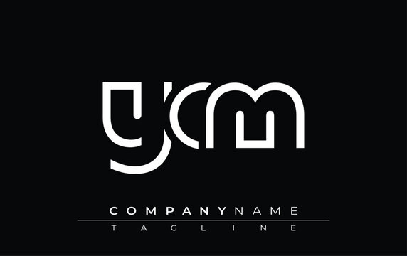 YCM abstract letter design. Modern Business Logo Design With Abstract Typography and Contemporary Style