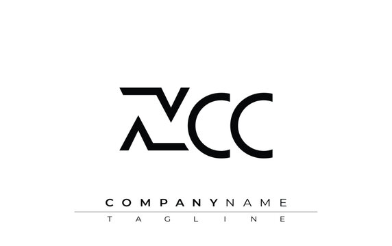 XCC abstract letter design. Modern Business Logo Design With Abstract Typography and Contemporary Style