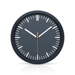 digital business clock icon outline design