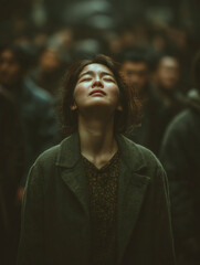 Chinese people praising God
