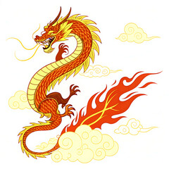 chinese dragon statue