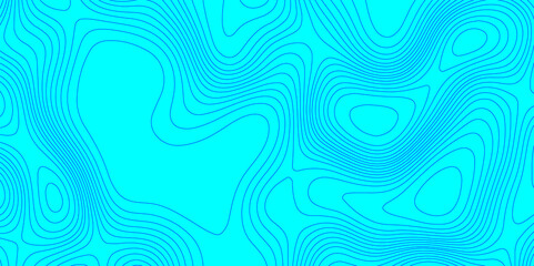 Blue wave paper curved reliefs topographic map contours line abstract texture background, seamless ornament design geographic line map landscape geodesy mountain relief topographic map background.