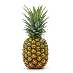 Fototapeta premium pineapple on white background
