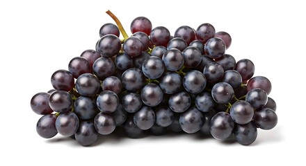 grapes isolated on white background