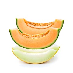 slice of different melons 