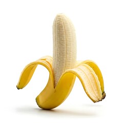 banana on white background