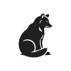 
Karelian Bear Dog silhouette, fierce hunting dog outline, Finnish breed vector, strong canine profile, wild nature companion, bold black shape, outdoor dog design, wildlife protector illustration.
