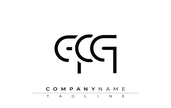 QCQ abstract letter design. Modern Business Logo Design With Abstract Typography and Contemporary Style