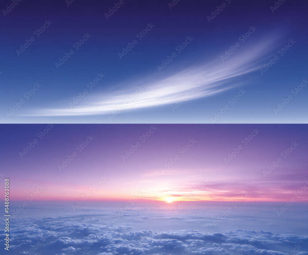 Poster side-by-side: a blurry, low-resolution digital image upscaled to a sharp, high-definition version
