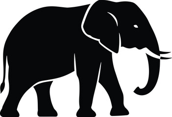 Cute baby elephant cartoon vector illustration for wild safari fun