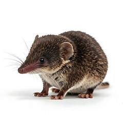 hedgehog on white background
