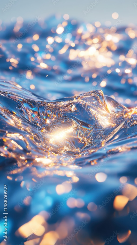 Poster dynamic water flow action nature abstract content ocean environment close-up viewpoint fluidity conc