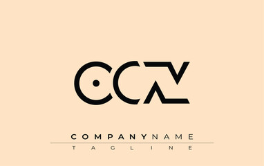OCX abstract letter design. Modern Business Logo Design With Abstract Typography and Contemporary Style