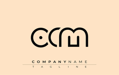 OCM abstract letter design. Modern Business Logo Design With Abstract Typography and Contemporary Style