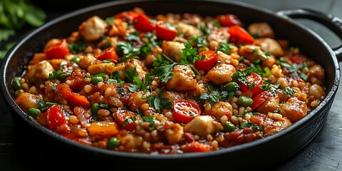 Fototapeta premium Delicious Indian Cuisine vegetable dishes