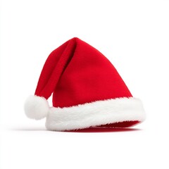 santa hat with white fur trim