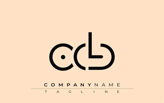 OCB abstract letter design. Modern Business Logo Design With Abstract Typography and Contemporary Style
