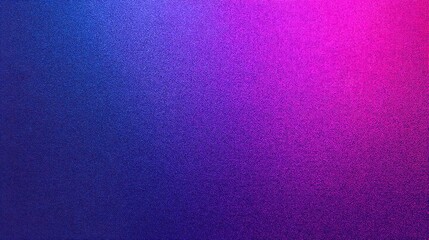 A 4K photo of dark blue purple magenta glowing grainy gradient background. Banner design poster cover with dark grainy gradient noise texture.
