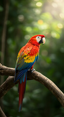 Obraz premium colorful macaw