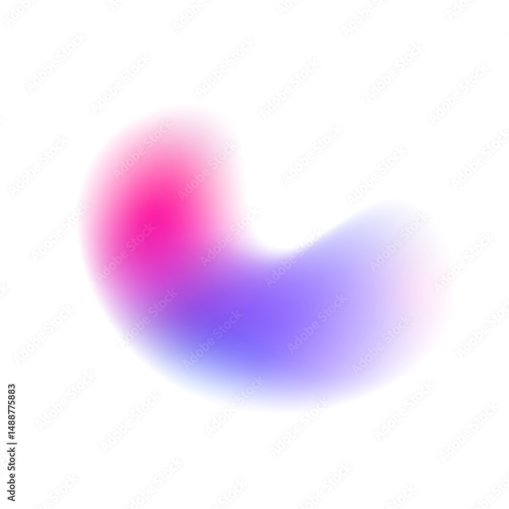 Leinwandbilder gradient background with abstract blur effect, blue and green color transition, grainy watercolor te