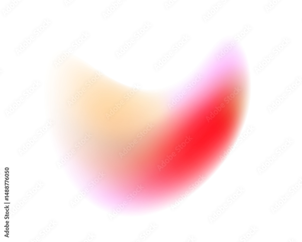 Poster blur gradient circle transparent png ball gradient. color gradation blend mesh, holographic chromati