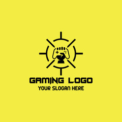 digital videos gaming logo design vector
