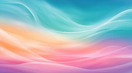 Fototapeta premium A 4K photo of gradient hues blended with gentle ocean waves creating a mesmerizing abstract background, designs.