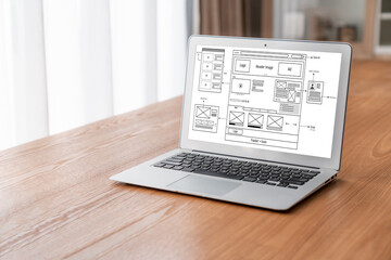 Website design software provide modish template for online retail business and e-commerce