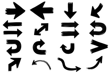 grunge arrow vector. grunge arrow brush.grunge arrow paint