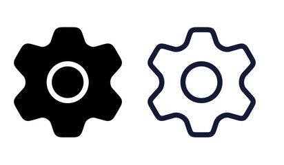 Gear setting icon set. Cog wheel icon. Gear wheel icon. Gear setting icon 
